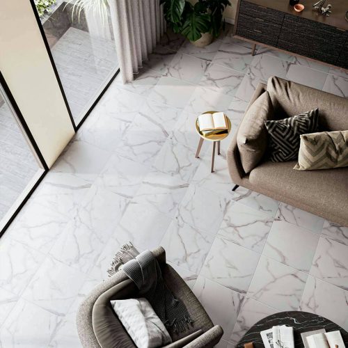 Cerámica Calacata Grey Mate 45x45